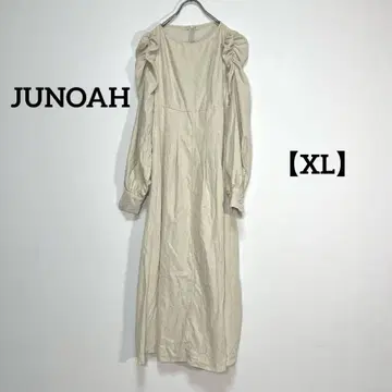 JUNOAH [ XL ] 티셔츠 원피스 어깨 프릴