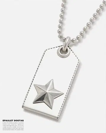 schott the silver ONESTAR EPAULET DOGTAG