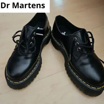 Dr Martens 블랙 통굽 신발
