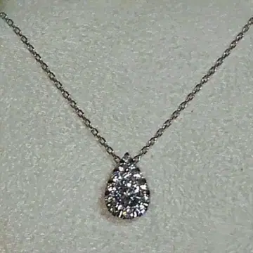 Vendome Aoyama Pt 0.4ct 가랜드 목걸이