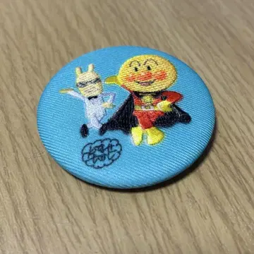 야나세 타카시  야나세 토끼와 호빵맨 자수 캔뱃지