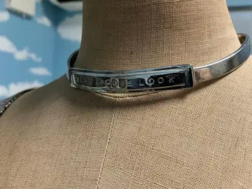 MARC JACOBS 실버 초커