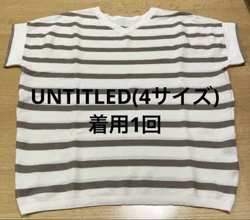 UNTITLED 바운드 슬리브 니트