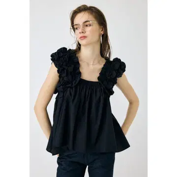 moussy SHOULDER FRILLS 상의