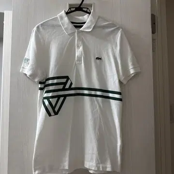 [Lacoste] 화이트 피케 셔츠 3 (일본 사이즈 M)