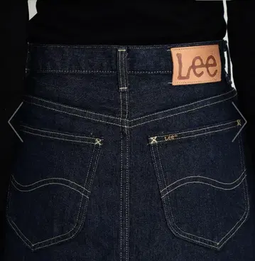 Lee 데님 미니 스커트 다크 네이비 새상품급