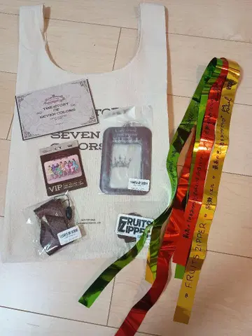 FRUITS ZIPPER THE STORY OF SEVEN COLORS
