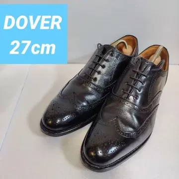 미야기흥업 DOVER 도버 풀브로그 블랙 27cm 일본제 가죽 신발