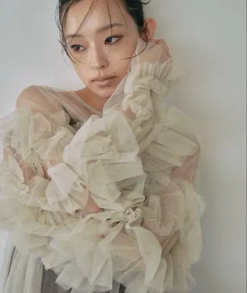 데코라티브 튤 상의