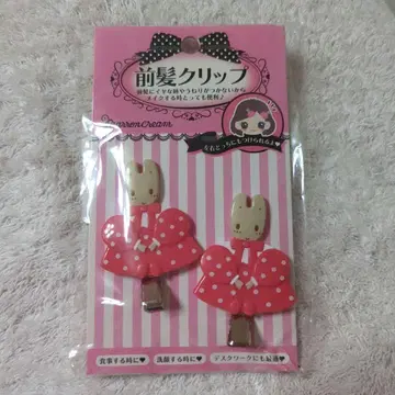 레어! 초레어 [ 마론크림 ] 앞머리 클립 Sanrio