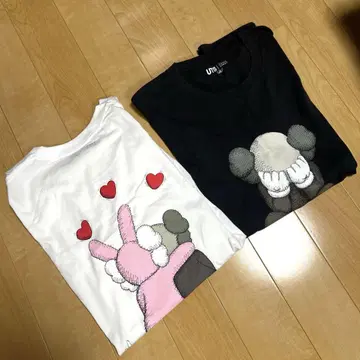 유니클로 x 카우스 티셔츠 2벌 세트