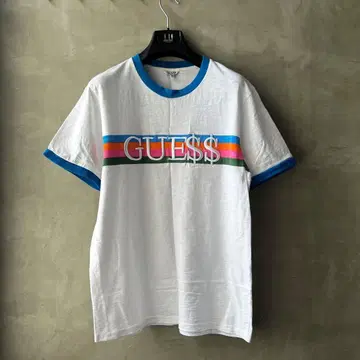 GUESS A$AP Rocky 콜라보 링거 티셔츠