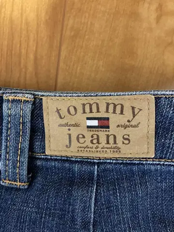 tommy jeans 블루 데님 스커트