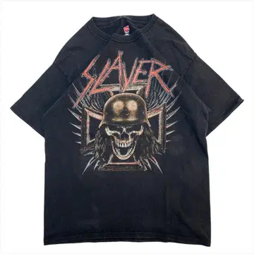 SLAYER 슬레이어 TOUR 2014 T셔츠 반팔 구제 의류 남성용 L