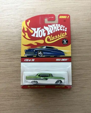 Hot Wheels 클래식 1955 Chevy 시리즈 2 #30 그린