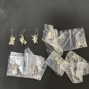 포켓몬 메탈 참 키링 스트랩 9세트