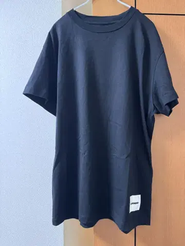 JIL SANDER + 질샌더플러스 팩 T 반팔 티셔츠 블랙