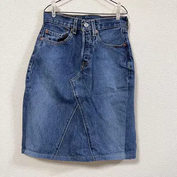 Levi's 501 데님 스커트 리바이스 타이트 스커트