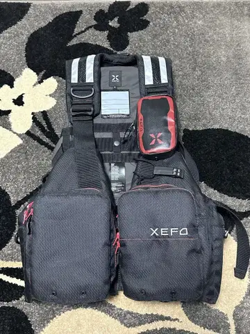 XEFO 낚시 구명조끼 블랙