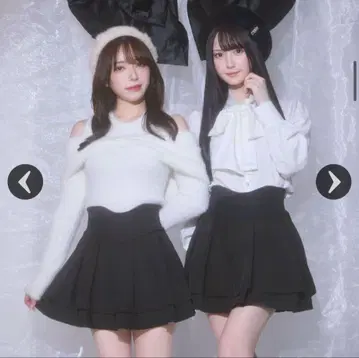 미셸 마카롱 슬림 레그 스커트 블랙 S