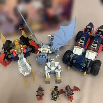 LEGO 변형 로봇과 바이크 세트