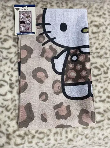헬로키티 레오파드 무늬 노렌 85 x 150cm