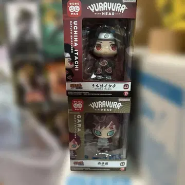 YURAYURA HEAD 우치하 이타치 & 가아라 피규어
