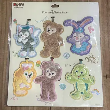 더피와 프렌즈 와펜 배지 키체인