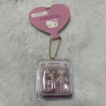 발길이 키티 미니어처 패키지 참 키링