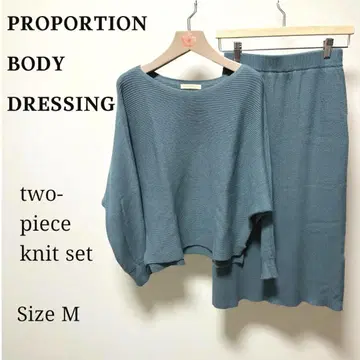 PROPORTION BODY DRESSING 니트 셋업 M