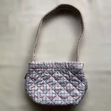 LAVENHAM 퀼팅 체크 무늬 숄더백 영국제