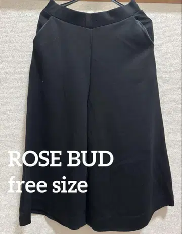 ROSE BUD 로즈버드 새상품급 허리밴딩 크롭 기장 와이드 팬츠