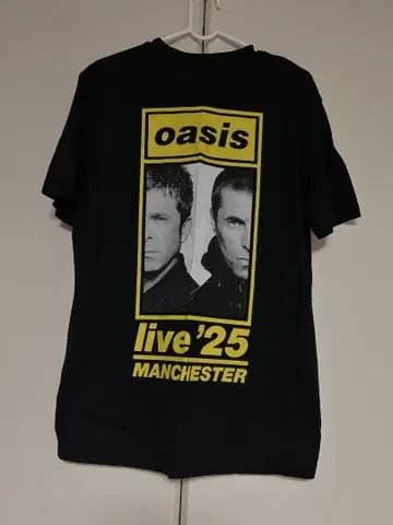 Oasis Manchester 공연 한정판 T셔츠 레어 S 사이즈