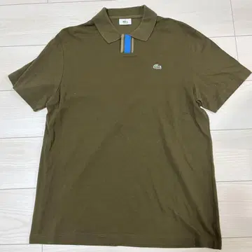 LACOSTE 올리브 피케 셔츠 사이즈 5