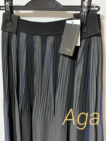 스콧 클럽 Aga 롱 플리츠 스커트 택 포함 새상품