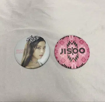 BLACKPINK JISOO ice cream 캔뱃지