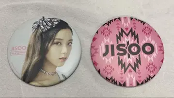 BLACKPINK JISOO ice cream 캔뱃지