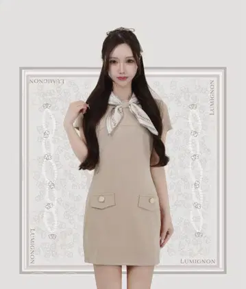 완판템 Lumignon 스카프 원피스