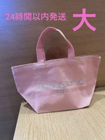 DEAN & DELUCA 로얄 하와이안점 한정판 토트백 핑크 L