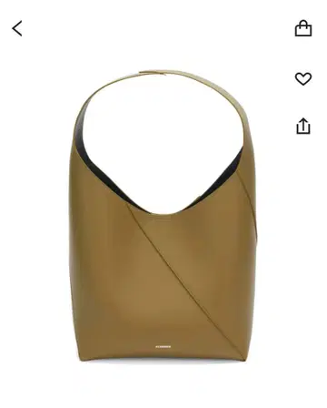 [ 레어 ] Jil Sander 질 샌더 올리브 그린 핸드백