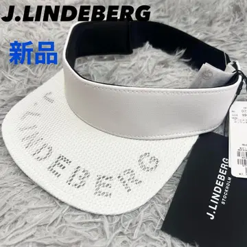새상품 제이 린드버그 선바이저 화이트 밴딩