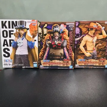 원피스 사보 에이스 검은 수염 피규어 3세트 ONE PIECE