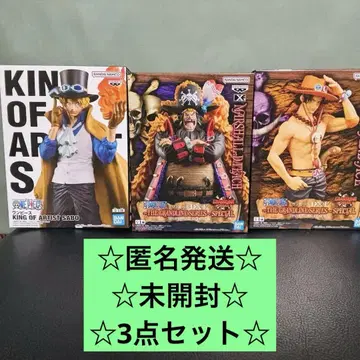 원피스 사보 에이스 검은 수염 피규어 3세트 ONE PIECE