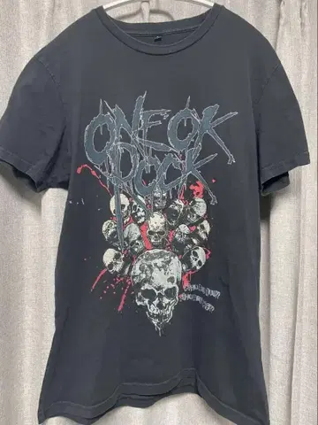 ONE OK ROCK 티셔츠 블랙 L 사이즈