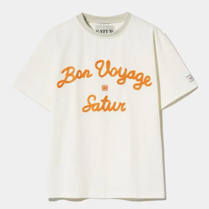 SATUR | 세터 Satur Logo Embroidery Voyage Short Sleeve T