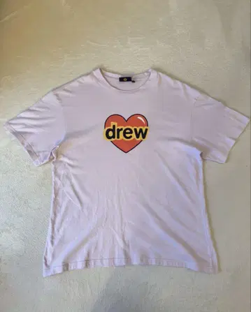 drew house 하트 로고 티셔츠
