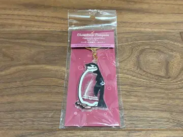 나고야항 수족관 펭귄 깃털 키링 턱끈펭귄