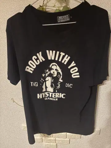 HYSTERIC GLAMOUR ROCK WITH YOU 티셔츠