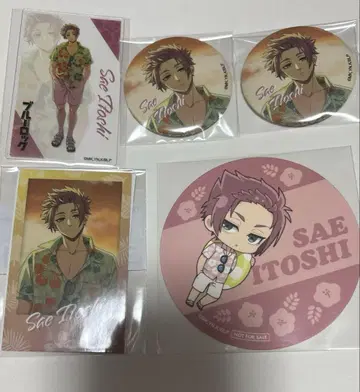 블루 록 and GALLERY 미니 포토 카드 캔뱃지 이토시 사에