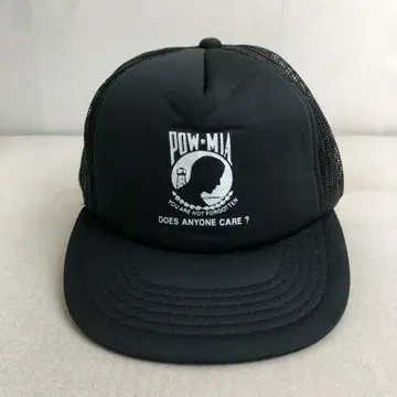 [ USA 구제 의류 ] POW MIA 빈티지 메쉬 캡 블랙